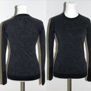 Lululemon Heathered Dark Green Black Top